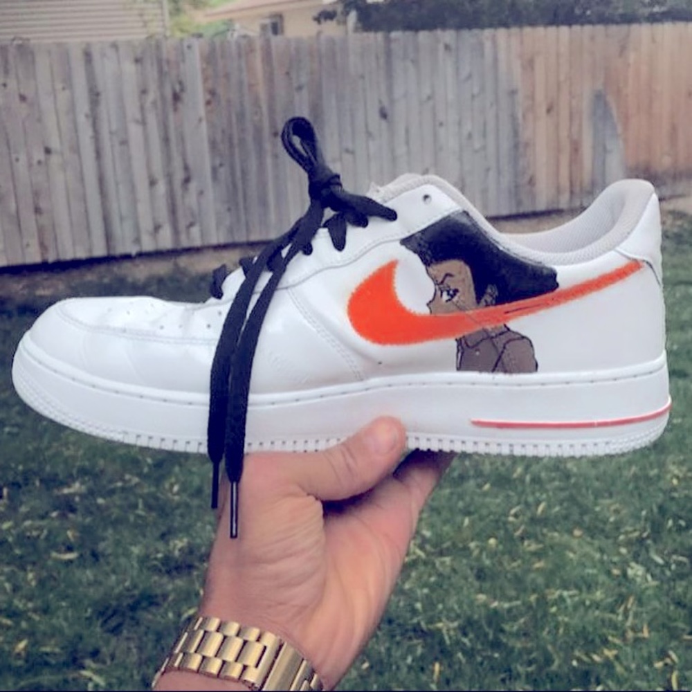 Custom Vlone x The Boondocks Af1s